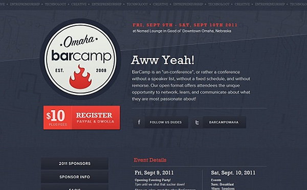 深色系網頁設計要點